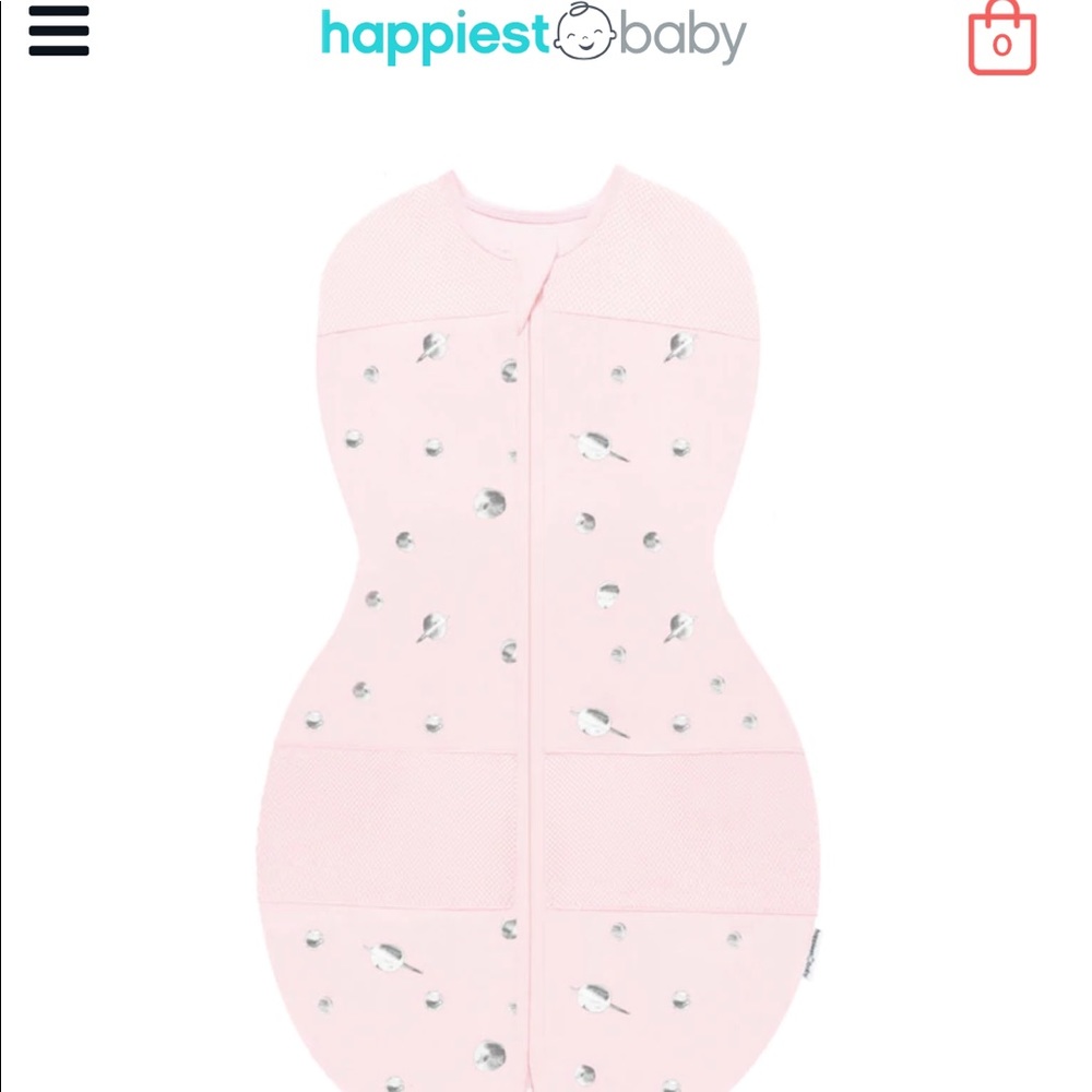 Happiest Baby Pink Swaddle Sleep Sack